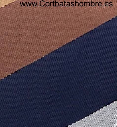 CORBATA A RAYAS ANCHAS O FRANJAS CUATRICOLOR 