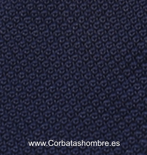 CORBATA DE PUNTO AZUL MARINO DISTINGUIDA 