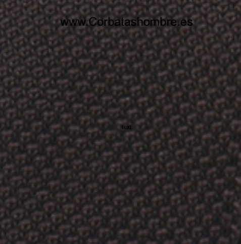 CORBATA DE PUNTO MARRÓN OSCURO CHOCOLATE 