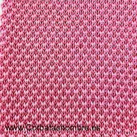 CORBATA DE PUNTO ROSA 