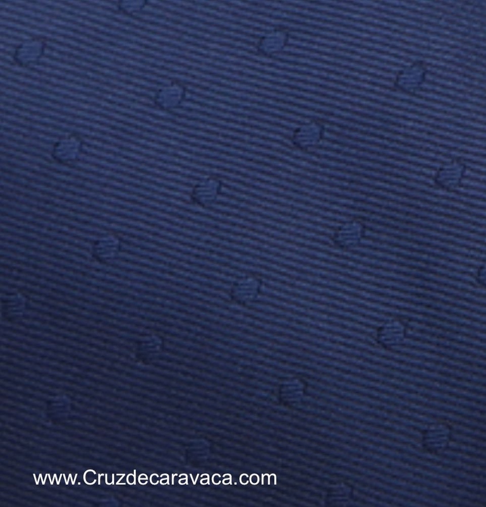 CORBATA ELEGANTE AZUL MARINO CON LUNARES TAMBIÉN EN MARINO 