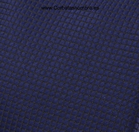 CORBATA ESTRECHA AZUL MARINO LISA JACQUARD 