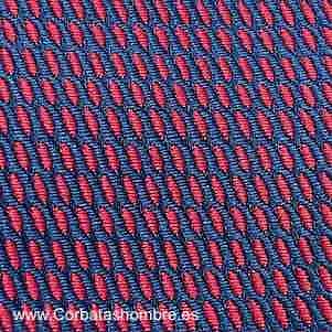 CORBATA ESTRECHA DE TELA JACQUARD CON MICRO DIBUJO DE CAPSULAS 