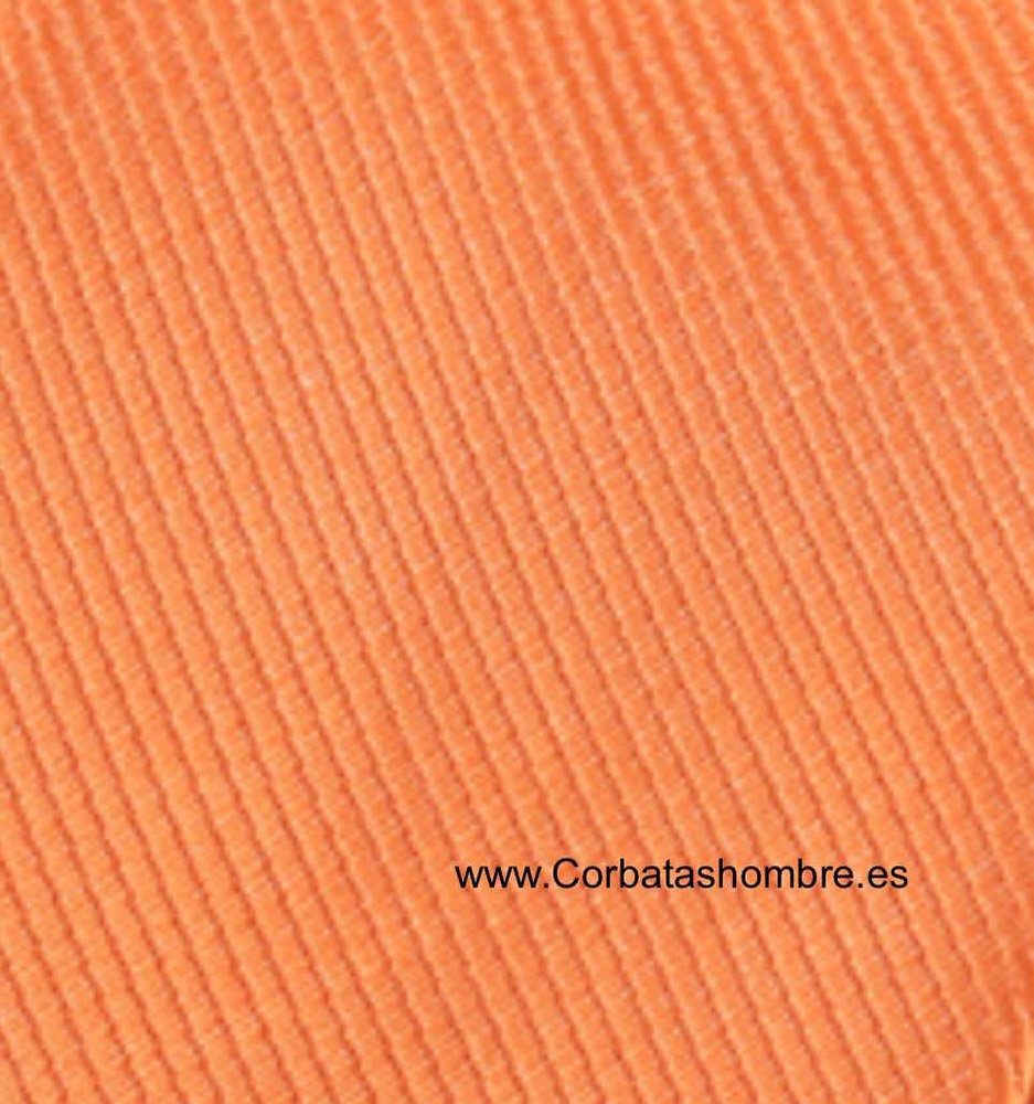 CORBATA ESTRECHA NARANJA AL BIES 