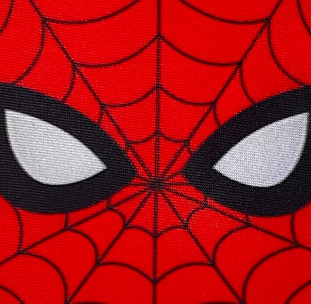 CORBATA ROJA CON TELA DE ARAÑA DE EQUIVALENCIA 