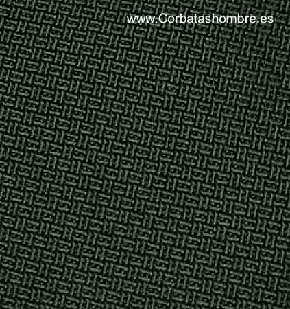 CORBATA VERDE ACEITUNA OSCURA LISA ELEGANT 