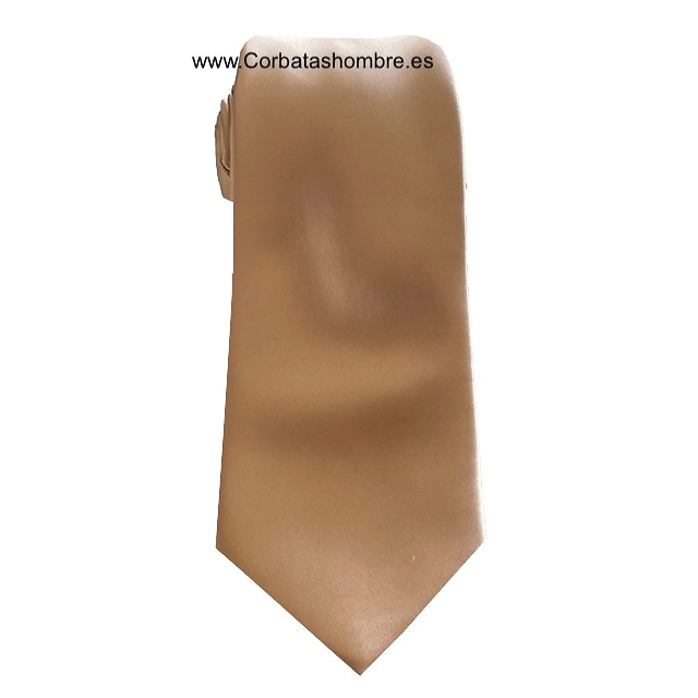 CONJUNTO CORBATA PAÑUELO Y GEMELOS BEIGE DORADO A JUEGO 