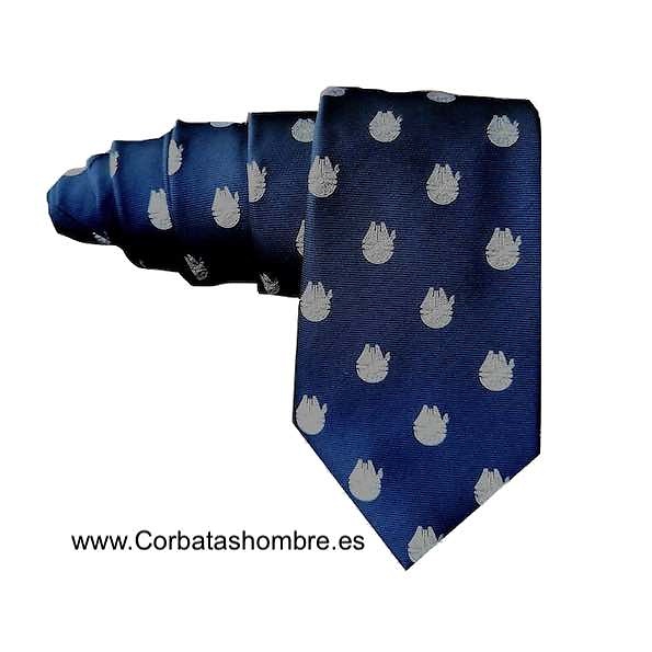 CORBATA AZUL EQUIVALENTE NAVE DE LA GALAXIA 