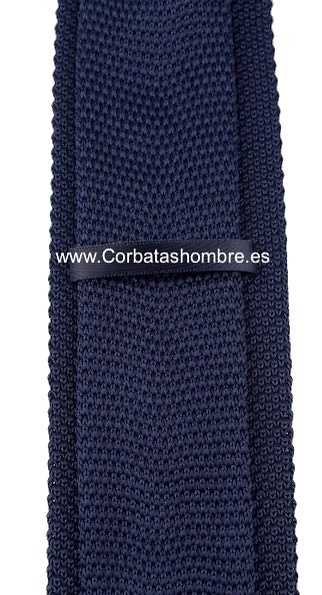 CORBATA DE PUNTO AZUL MARINO DISTINGUIDA 