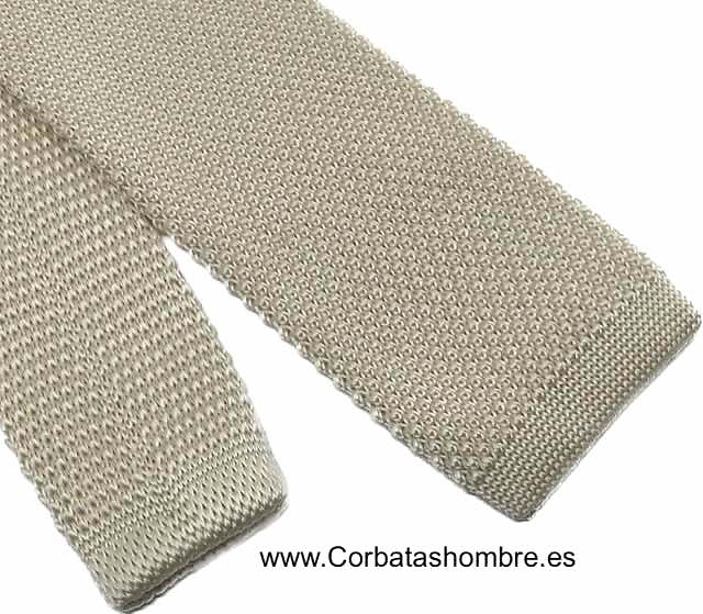 CORBATA DE PUNTO MARFIL ELEGANCE 