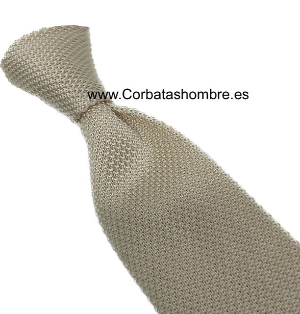 CORBATA DE PUNTO MARFIL ELEGANCE 