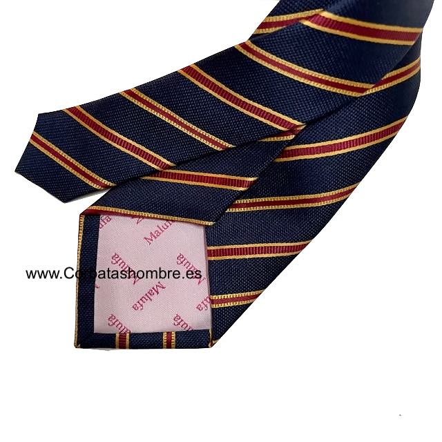 CORBATA DE RAYAS CON LOS COLORES DE LA BANDERA DE ESPAÑA MUY ELEGANTE 