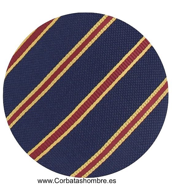 CORBATA DE RAYAS CON LOS COLORES DE LA BANDERA DE ESPAÑA MUY ELEGANTE 