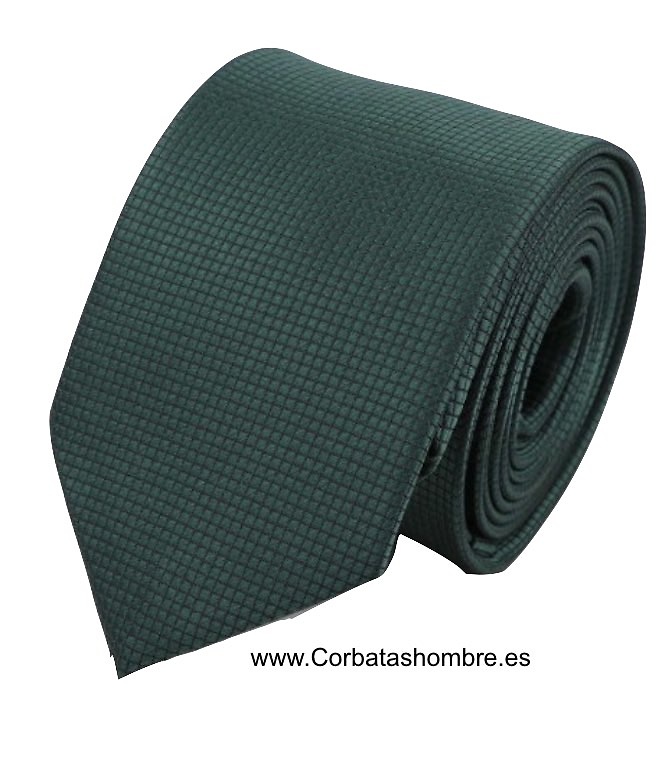 CORBATA ESTRECHA VERDE INGLÉS LISA DE JACQUARD 