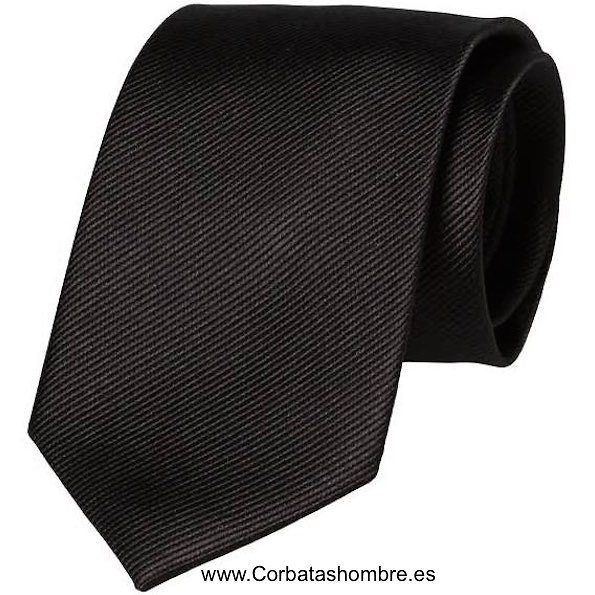 Corbata negra para uniformes