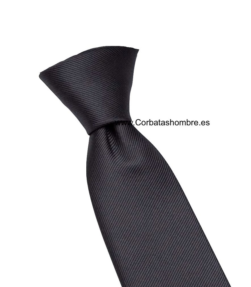 Corbata negra barata para uniformes