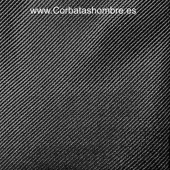 CORBATA NEGRA LISA TEJIDO MICRORALLADO MULTI USOS 