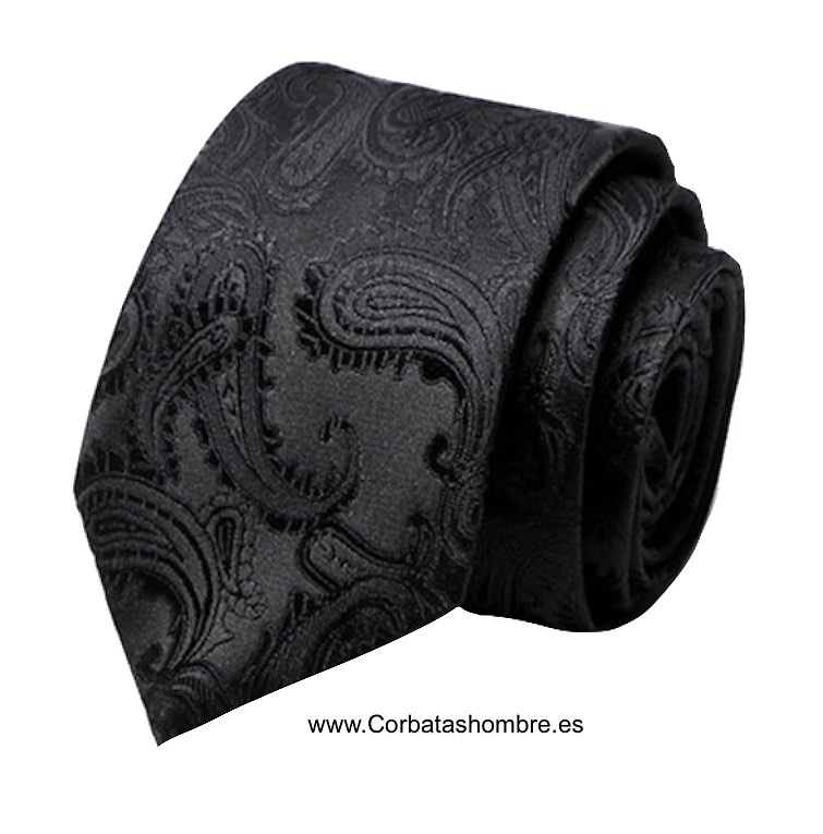 Corbata Negra Fuerte