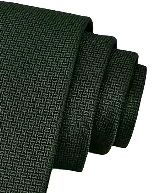 CORBATA VERDE ACEITUNA OSCURA LISA ELEGANT 