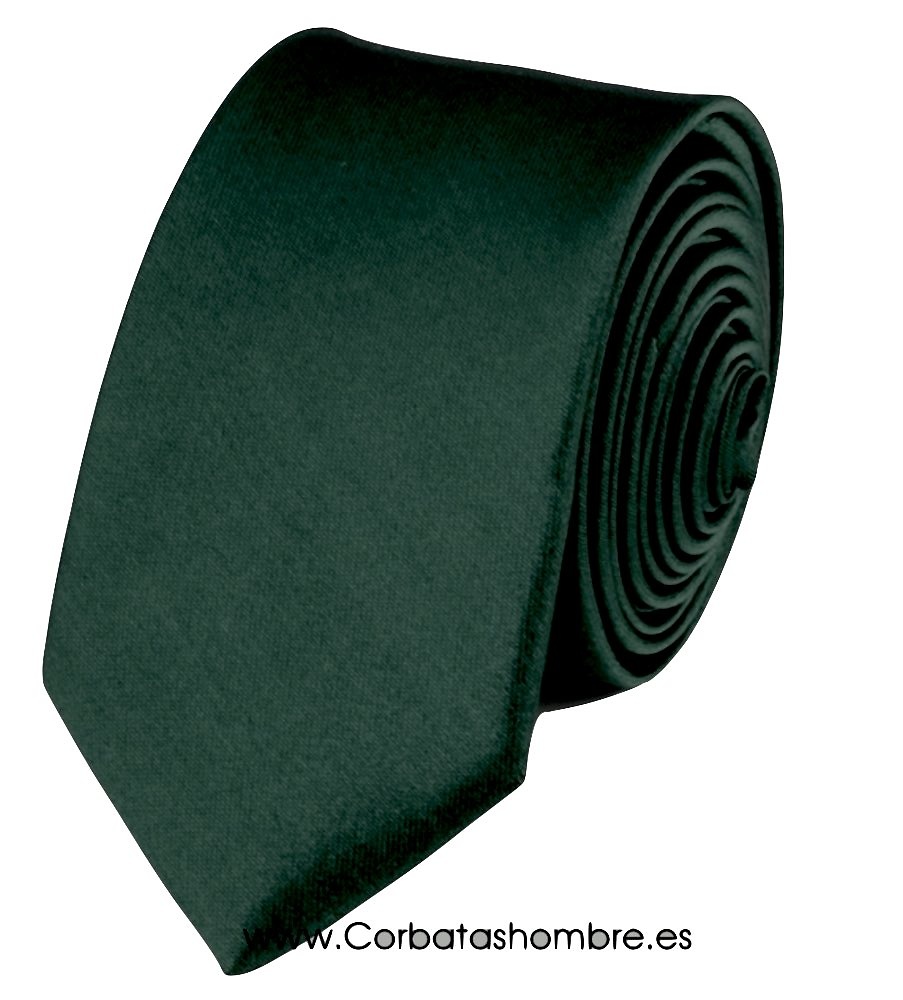 CORBATA VERDE ELEGANTE ESTRECHA 