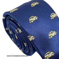 CORBATA AZUL DE COCHES TIPO MINI O SEISCIENTOS