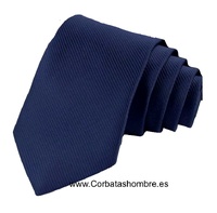 CORBATA ESTRECHA AZUL MARINO LISA AL BIES