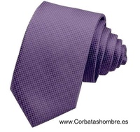 CORBATA ESTRECHA LILA LISA JACQUARD