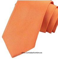 CORBATA ESTRECHA NARANJA AL BIES