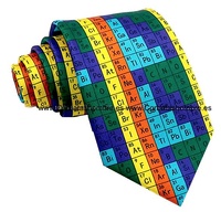 CORBATA  ORIGINAL CON LA TABLA PERIÓDICA DE LOS ELEMENTOS