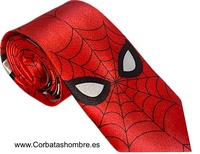 CORBATA ROJA CON TELA DE ARAÑA  DE EQUIVALENCIA