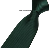 CORBATA VERDE INGLÉS LISA DE  JACQUARD AL BIÉS