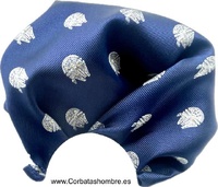 PAÑUELO TRAJE AZUL MARINO CON NAVES DE LA GALAXIA